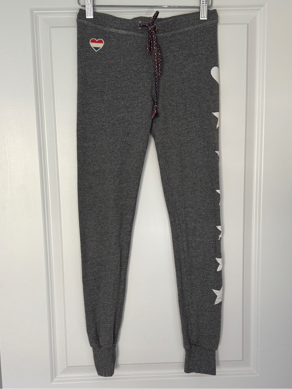 Sundry Dark Gray Joggers with White Star Side Detail